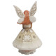 Jim Shore White Woodland Collection - Fairy with Mushroom Skirt Figurine