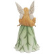 Jim Shore White Woodland Collection - Fairy with Leaf Skirt Figurine