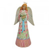 Jim Shore Heartwood Creek Collection - Angel with Easter Lilies and Doves Figurine