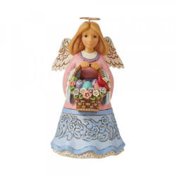 Jim Shore Heartwood Creek Collection - Angel with Basket Figurine