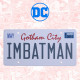 DC Comics: Batman - Gotham City Numberplate Metal Sign