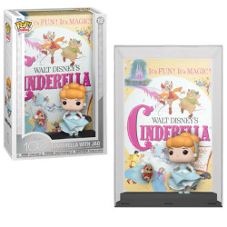 Funko Pop 12 Cinderella with Jaq (Movieposter), Disney 100