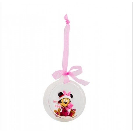 Disney Minnie Mouse Christmas Bauble for Baby Ornament