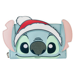 Loungefly Disney Stitch Holiday Cosplay Zip Around Wallet