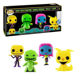 Funko Pop 4-Pack The Nightmare Before Christmas (Blacklight)(Special Edition)