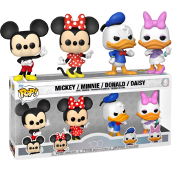 Funko Pop 4-Pack Mickey, Minnie, Donald & Daisy (Special Edition), Disney 100