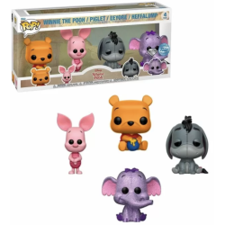 Funko Pop 4-Pack Winnie, Piglet, Eyeore and Heffalump (Special Edition), Winnie the Pooh