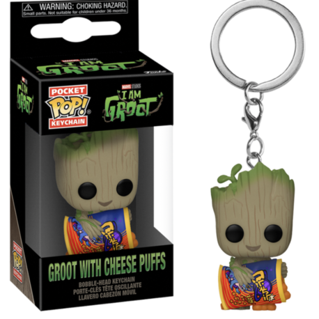 Groot with Cheese Puffs - Funko Pocket Pop! - I Am Groot