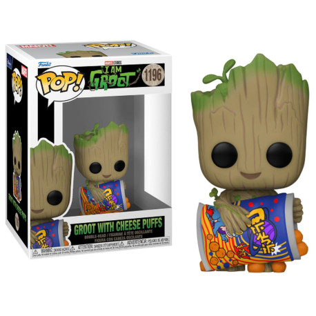 Funko Pop 1196 Groot with Cheese Puffs, I Am Groot