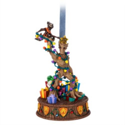 Rocket and Groot Light-Up Living Magic Sketchbook Ornament, Guardians of the Galaxy