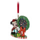 Disney Mickey Mouse Wreath Festive Hanging Ornament
