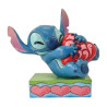 Disney Traditions - Stitch Hugging a Heart Figurine