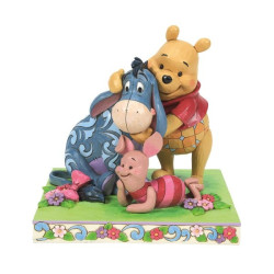 Disney Traditions - Winnie The Pooh & Friends "Here Together, Friends Forever"