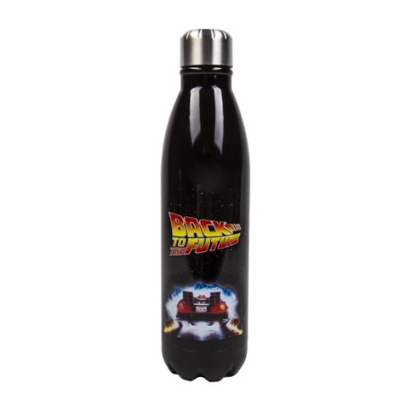 Back To The Future Metallic Water Bottle