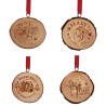 Disney Winnie The Pooh Wooden Decoration Set (4)