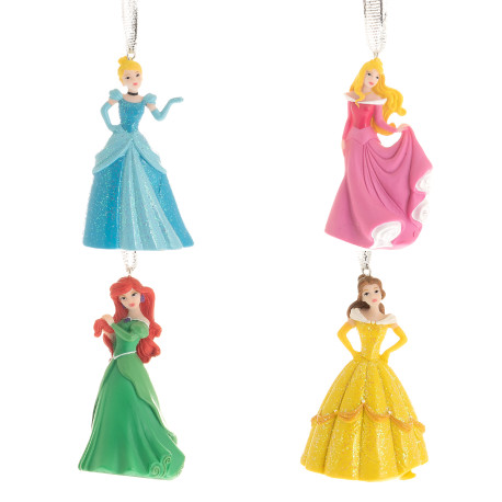 Disney Princess Ornament Set (4)