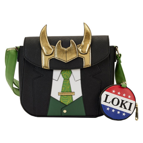 Loungefly Marvel Loki TVA Lenticular Multiverse Crossbody Bag