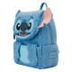 Loungefly Disney Stitch Plush Sherpa Cosplay Mini Backpack