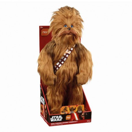 Star Wars Mega Poseable Plush Figure with Sound Roaring Chewbacca 61 cm
