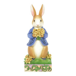 Jim Shore - Peter Rabbit with Daffodils Figurine