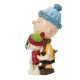 Jim Shore - Snoopy and Charlie Brown Hugging Figurine