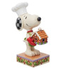 Jim Shore - Snoopy Holding Gingerbread House Figurine