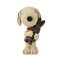 Jim Shore - Snoopy with a Chocolate Bunny Mini Figurine