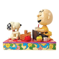 Jim Shore - Snoopy, Woodstock and Charlie Brown Picnic Figurine
