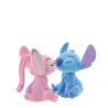 Disney Grand Jester - Flocked Kissing Stitch and Angel Figurines