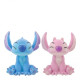 Disney Grand Jester - Flocked Kissing Stitch and Angel Figurines