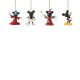 Pre Order - Disney Traditions Mickey Mouse Hanging Ornaments Set of 4