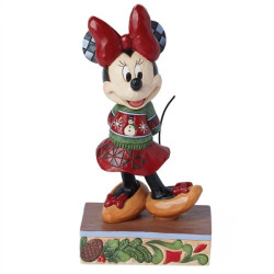Pre-Order - Disney Traditions Minnie Mouse Christmas Sweater Figurine