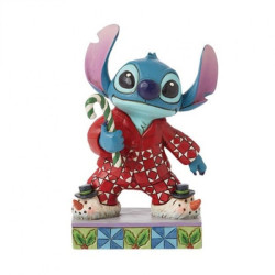 Pre-Order - Disney Traditions Christmas PJs Stitch Figurine