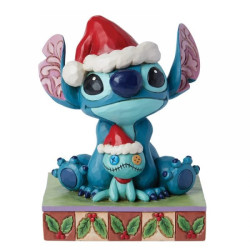 Pre-Order - Disney Traditions Santa Stitch with Scrump Figurine