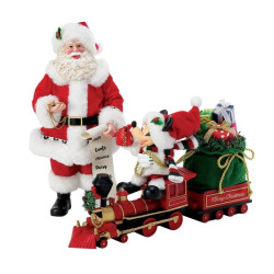 Pre-Order - Possible Dreams Santa Mickey & Minnie Mouse Christmas Train
