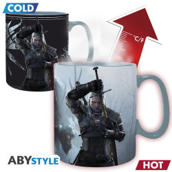 The Witcher - Mug Heat Change - 460 ml - Geralt & Ciri