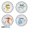 Pokemon - Set of 4 Plates - Starters + Pikachu