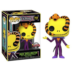 Funko Pop 717 Jack Skellington with Snake (Special Edition)(Blacklight), The Nightmare Before Christmas