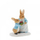Peter Rabbit - Mrs. Rabbit Passing Peter Rabbit a Present Figurine