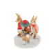 Peter Rabbit - Peter, Benjamin and Flopsy Skating Figurine