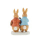 Peter Rabbit - Peter Rabbit and Flopsy in Winter Figurine