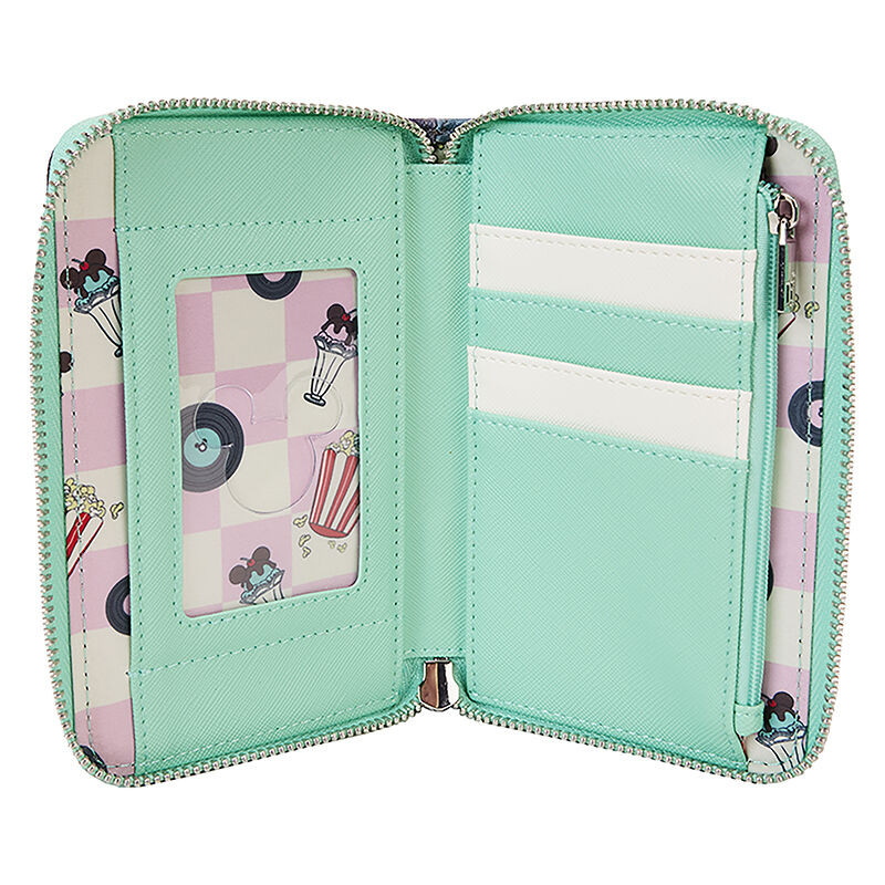 Loungefly Mickey and Minnie Date Night Drive Zip Around Wallet ...