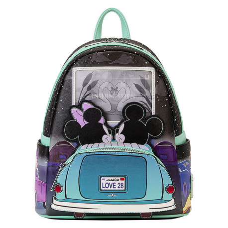 Loungefly Mickey and Minnie Lenticular Feature Mini Backpack