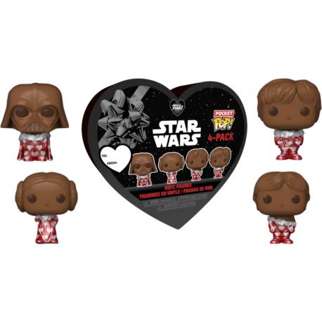 Star Wars - Valentines 2024 (Chocolate) Pocket Pop! Box 4-Pack