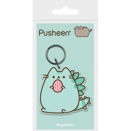 Pusheenosaurus - Keychain
