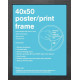 Frame 40x50cm Black MDF