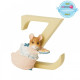 Peter Rabbit Alphabet - "Z" - Appley Dapply