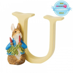 Peter Rabbit Alphabet - "U" - Peter Rabbit with Radishes
