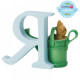 Peter Rabbit Alphabet - "R" - Peter Rabbit in Watering Can