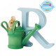 Peter Rabbit Alphabet - "R" - Peter Rabbit in Watering Can